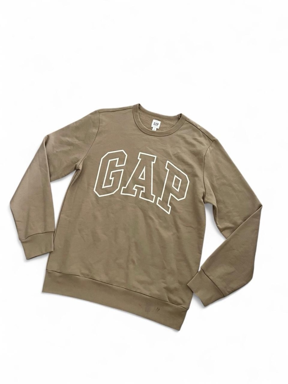GAP Men's Crewneck Sweatshirt in Olive